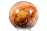 Polished Cotton Candy Agate Sphere - Mexico #335027-1